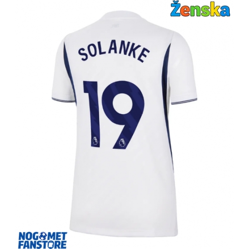 Tottenham Hotspur Dominic Solanke #19 Domaci Dres za Ženska 2026-27 Kratak Rukav